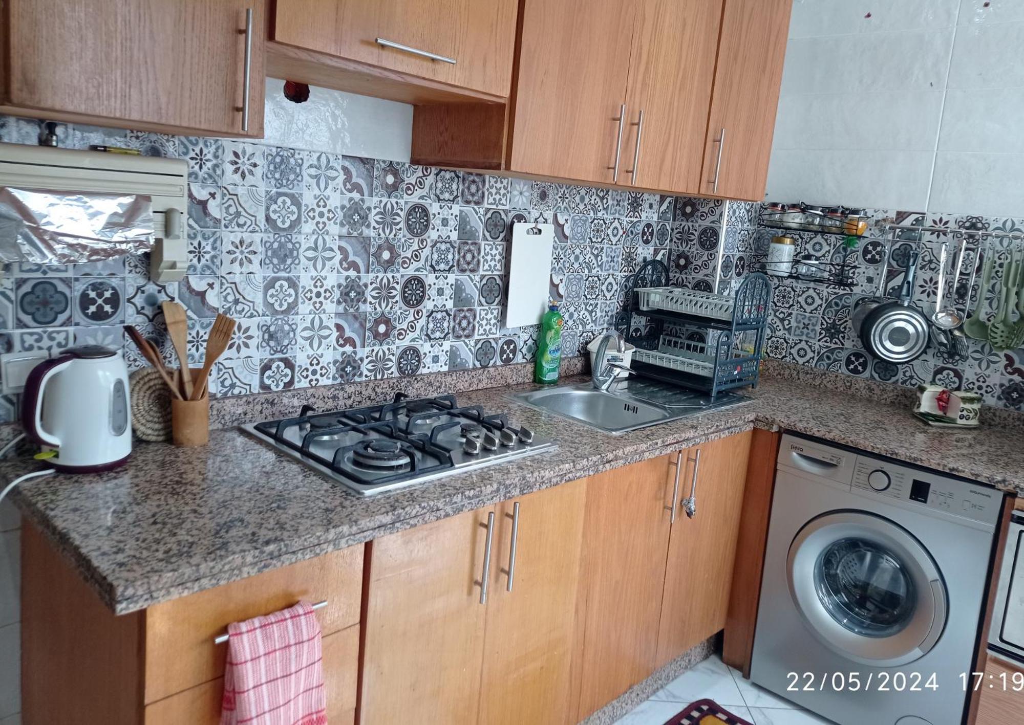 Sala Al Jadida - Appartement Meuble A 5 Min De Technopolis Et 13 Min De L'Aeroport Oulad Yakoub Exterior foto
